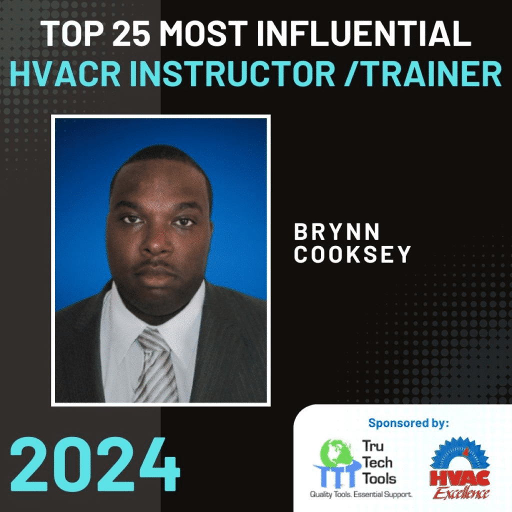 Top 24 Most Influential HVACR Instructor/Trainer 2024 Award