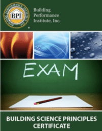 Building Science Principles Certificate - Exam Code