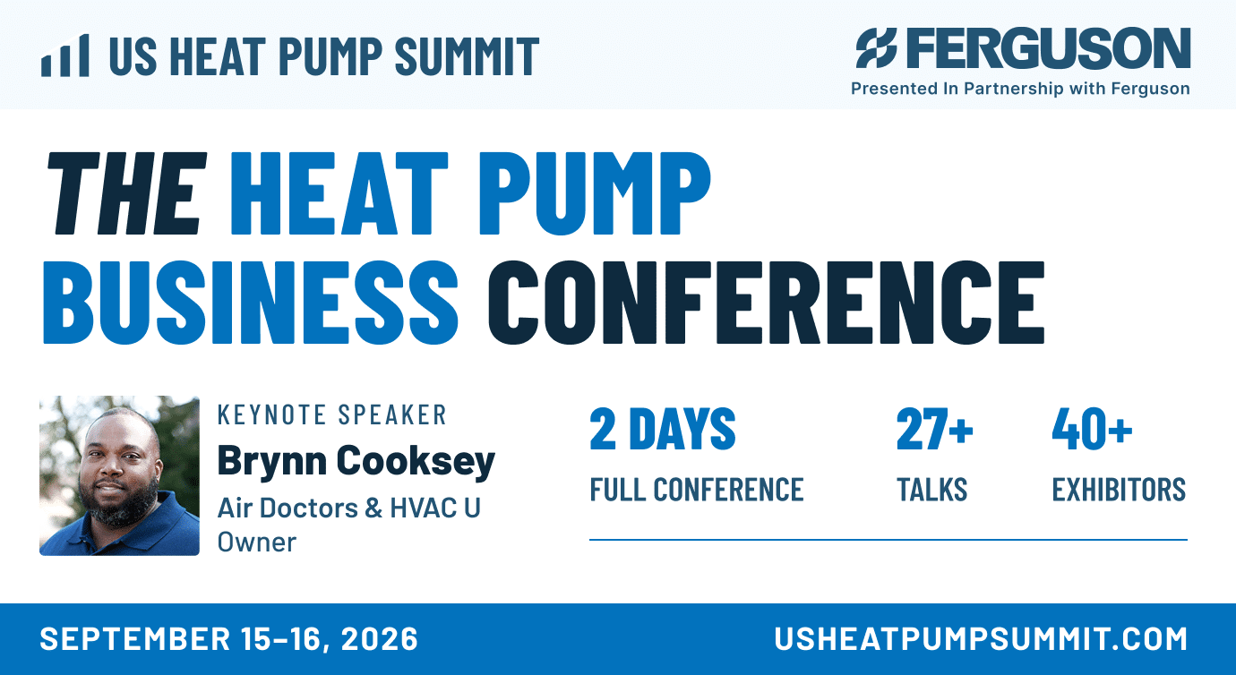 Brynn Cooksey will be the Keynote Speaker at THE Heat Pump Business Conference